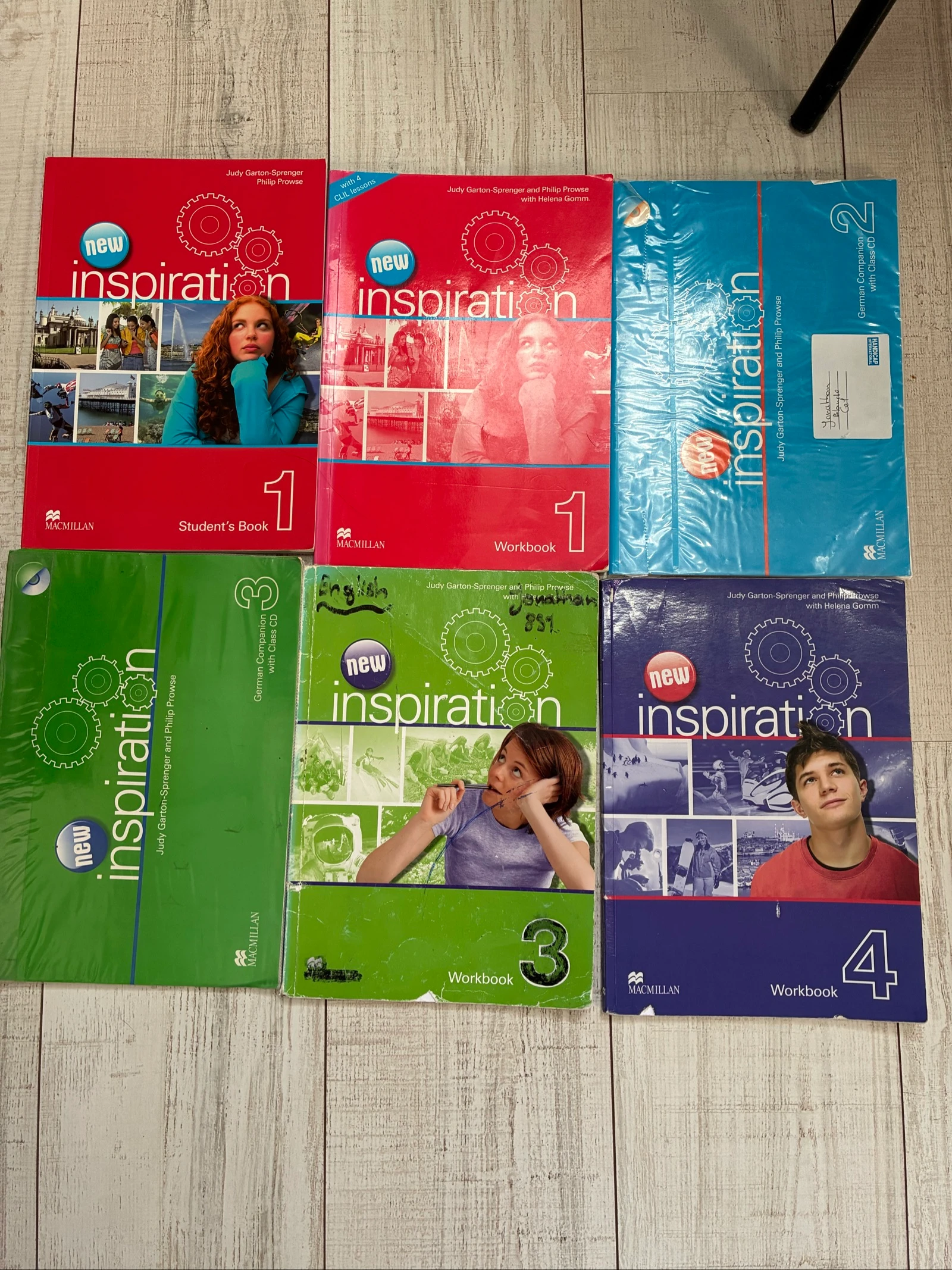 Lot de six livres d’anglais